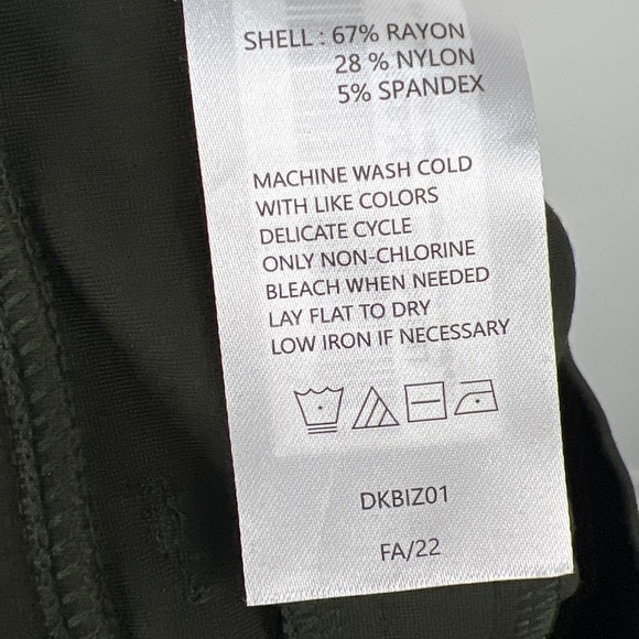 Quince Women's Wide Leg Pants - Olive - Picture 10 of 11